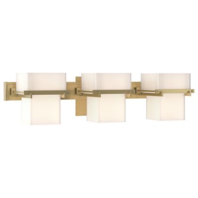 Hubbardton Forge Kakomi Triple Wall Sconce - Color: White - Size: 3 light -