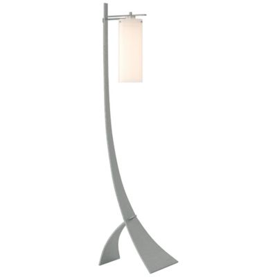 Hubbardton Forge Stasis Floor Lamp Lamp With Glass - Color: Silver - Size: 