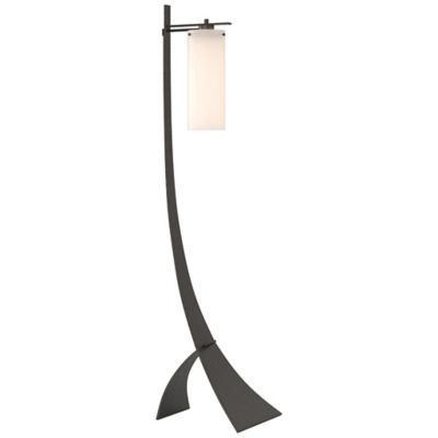 Hubbardton Forge Stasis Floor Lamp Lamp With Glass - Color: Bronze - Size: 