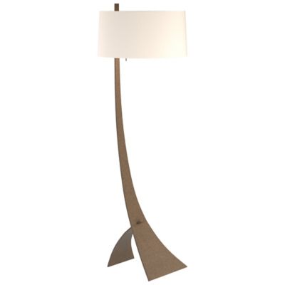 Hubbardton Forge Stasis Floor Lamp Lamp With Glass - Color: Bronze - Size: 