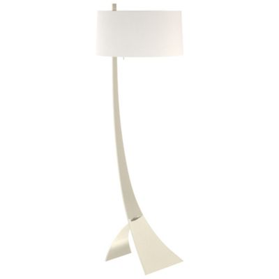 Hubbardton Forge Stasis Floor Lamp Lamp With Glass - Color: Silver - Size: 