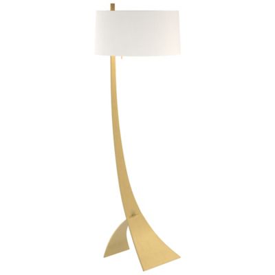 Hubbardton Forge Stasis Floor Lamp Lamp With Glass - Color: Brass - Size: 1