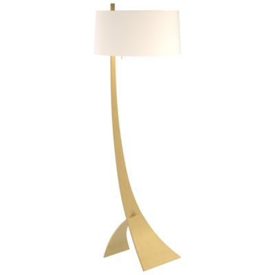 Hubbardton Forge Stasis Floor Lamp Lamp With Glass - Color: Brass - Size: 1