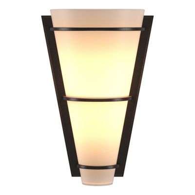 Hubbardton Forge Suspended Half Cone Wall Sconce - 206551 - Color: White - 