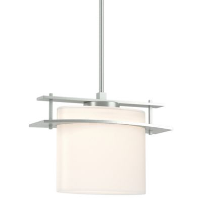 Hubbardton Forge Arc Ellipse Medium Pendant Light - Color: Beige - Size: S