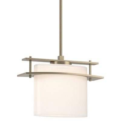 Hubbardton Forge Arc Ellipse Medium Pendant Light - Color: Beige - Size: S