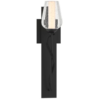 Hubbardton Forge Flora Wall Sconce - Color: Black - Size: 1 light - 203030-