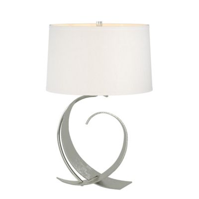 Hubbardton Forge Fullered Impressions Table Lamp - Color: Silver - Size: Sm