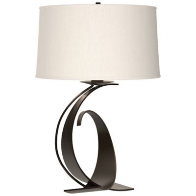 Fullered Impressions Table Lamp - Color: Bronze - Size: Medium - Hubbardton Forge 272678-1209