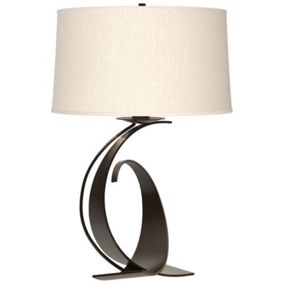 Fullered Impressions Table Lamp - Color: Bronze - Size: Medium - Hubbardton Forge 272678-1210