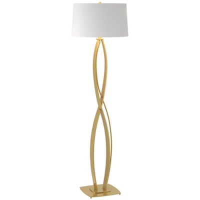 Hubbardton Forge Almost Infinity Floor Lamp - Color: Brass - Size: 1 light 