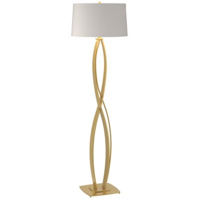 Almost Infinity Floor Lamp - Color: Brass - Size: 1 light - Hubbardton Forge 232686-1219