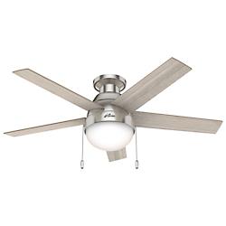 Anslee Low Profile Ceiling Fan with Light