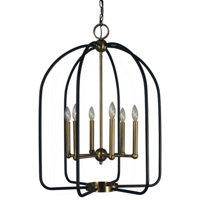 Framburg Lighting Boulevard 4934/36 Chandelier - Color: Gold - Size: 6 ligh