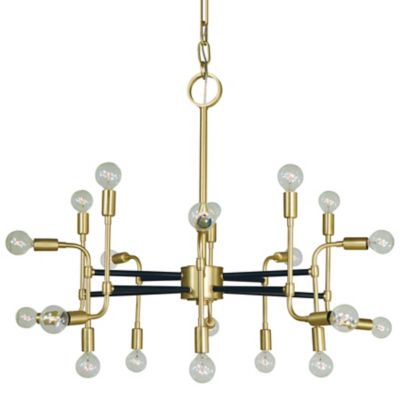 HFR1726134 Framburg Lighting Fusion Chandelier - Color: Gold  sku HFR1726134