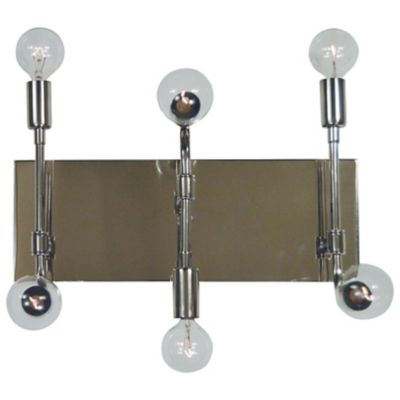 Framburg Lighting Fusion Vanity Light - Color: Silver - Size: 6 light - F-5