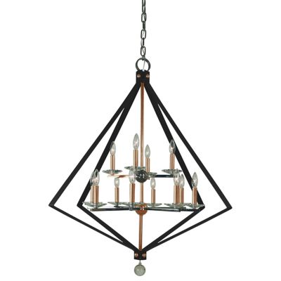 HFR1726140 Framburg Lighting Ice 2-Tier Chandelier - Color: G sku HFR1726140