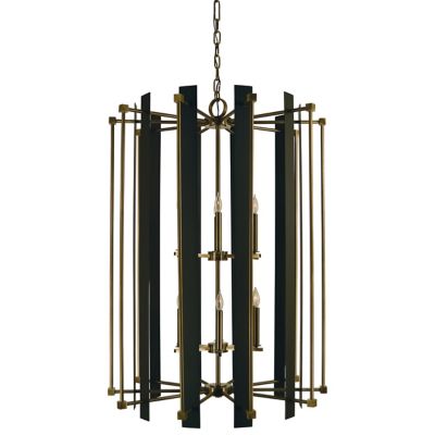 HFR1726199 Framburg Lighting Louver 2-Tier Chandelier - Color sku HFR1726199