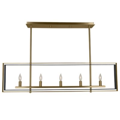 HFR1726238 Framburg Lighting Symmetry Linear Chandelier - Col sku HFR1726238