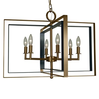 HFR1726255 Framburg Lighting Symmetry Chandelier - Color: Gol sku HFR1726255