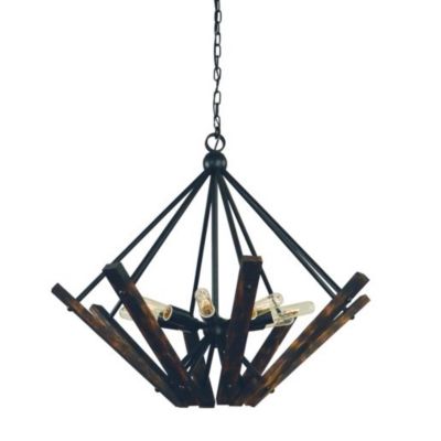 HFR1876868 Framburg Lighting Rustic Chic Round Chandelier - C sku HFR1876868