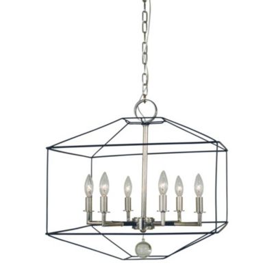 Framburg Lighting Isabella Chandelier - Color: Polished Nickel - Size: Larg