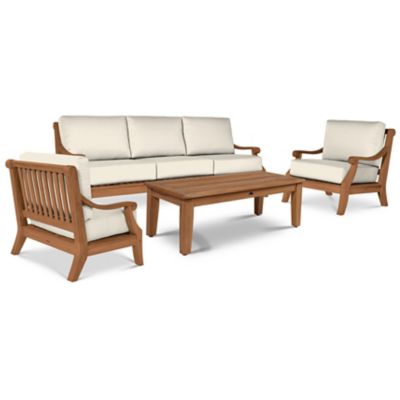 HIT2223642 HiTeak Furniture Sonoma 4-Piece Deep Seating Outdo sku HIT2223642