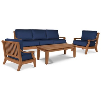 HIT2223645 HiTeak Furniture Sonoma 4-Piece Deep Seating Outdo sku HIT2223645