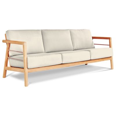 HiTeak Furniture Aalto Deep Seating Outdoor Sofa - Color: Cream - HLB2379C-