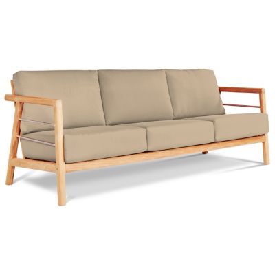 HiTeak Furniture Aalto Deep Seating Outdoor Sofa - Color: Beige - HLB2379C-