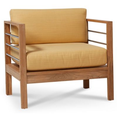 HIT2223762 HiTeak Furniture SoHo Teak Outdoor Club Chair - Co sku HIT2223762