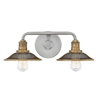 Hinkley Rigby Vanity Light - Color: Brass - Size: 2 light - 5292AN