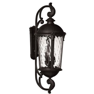 Hinkley Windsor Outdoor Large Wall Sconce - Color: Clear - Size: 6 light - 