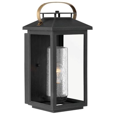 Hinkley Atwater Outdoor Wall Sconce - Color: Black - Size: Medium - 1164BK