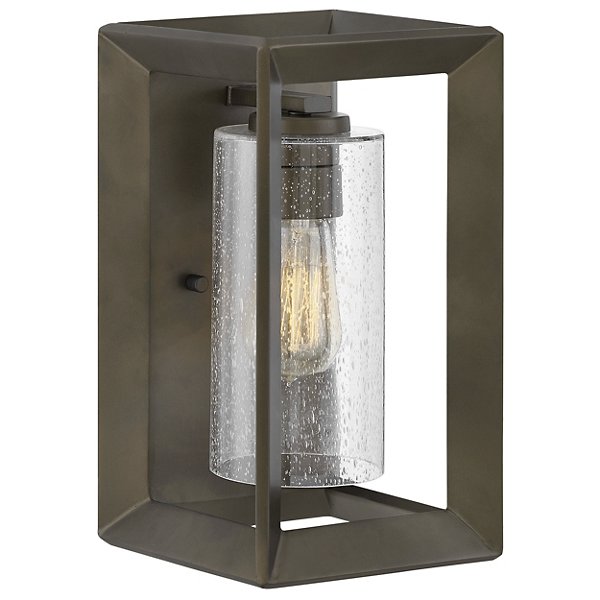 Hinkley Rhodes Outdoor Wall Sconce - Color: Clear - Size: Small - 29300WB
