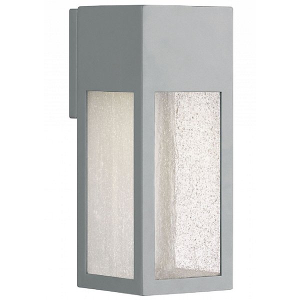 Hinkley Rook Outdoor LED Wall Sconce - Color: Titanium - Size: Medium - 178