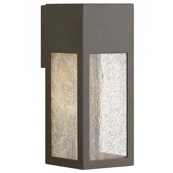 Hinkley Rook Outdoor LED Wall Sconce - Color: Bronze - Size: Medium - 1784B