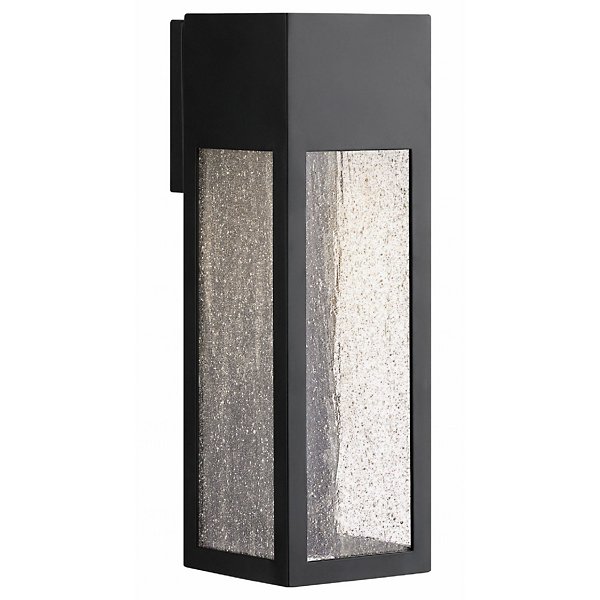 Hinkley Rook Outdoor LED Wall Sconce - Color: Black - Size: Large - 1785SK-