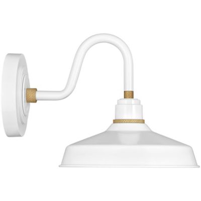 HKY1832037 Hinkley Foundry Outdoor Wall Sconce - Color: White sku HKY1832037