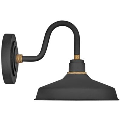 HKY1832039 Hinkley Foundry Outdoor Wall Sconce - Color: Black sku HKY1832039