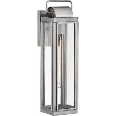 Hinkley Sag Harbor Outdoor Wall Sconce - Color: Silver - Size: Large - 2845