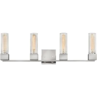 Hinkley Xander Vanity Light - Color: Silver - Size: 4 light - 5974PN