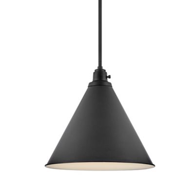 Hinkley Arti Mini Pendant Light - Color: White - Size: Medium - 3694BK