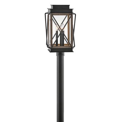 Hinkley Montecito Outdoor Post Light - Color: Black - Size: 3 light - 11191