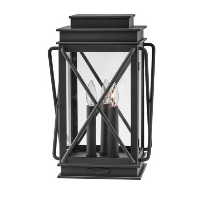 Hinkley Montecito Outdoor Pier Mount - Color: Black - Size: 3 light - 11197