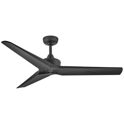 Hinkley Chisel Ceiling Fan - Color: Black - Blade Color: Matte Black - 9037