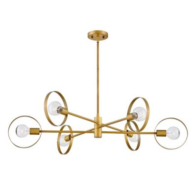 Hinkley Desi Chandelier - Color: Brass - Size: Large - 37296LCB