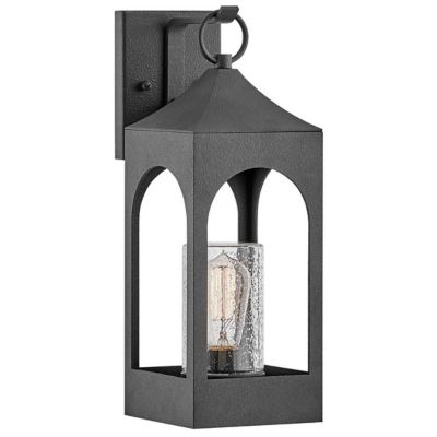 Hinkley Amina Outdoor Wall Sconce - Color: Black - Size: Small - 18080DSZ