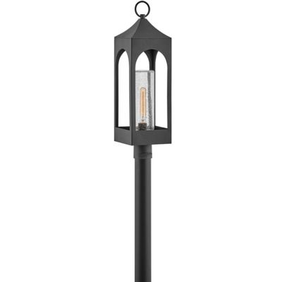 Hinkley Amina Outdoor Post Mount - Color: Black - 18081DSZ