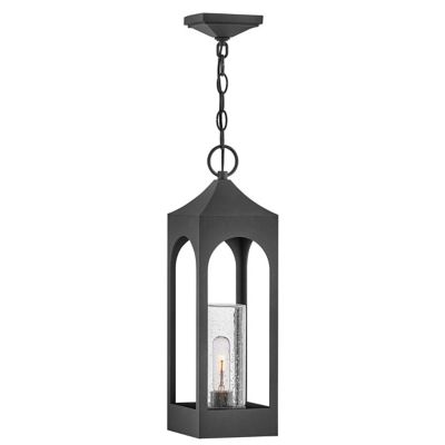 Hinkley Amina Outdoor Mini Pendant Light - Color: Black - 18082DSZ